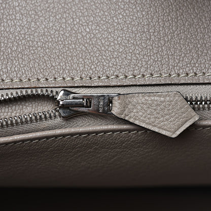 Hermes Togo Birkin 25 Gris Tourterelle 13 of 33