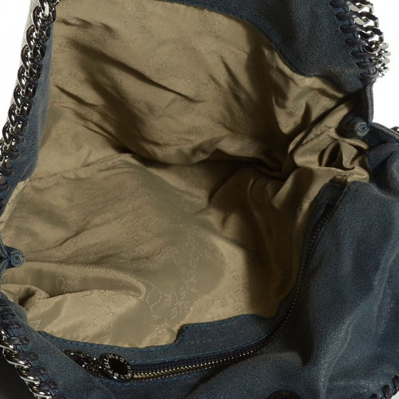 Stella McCartney Shaggy Deer Falabella Fold Over Tote Blue 5 of 14