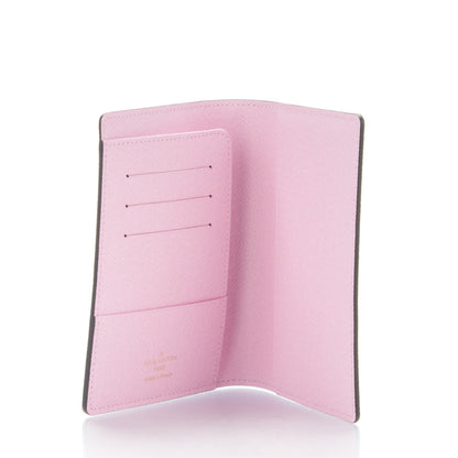 Louis Vuitton Monogram 2016 Christmas Animation Passport Cover Rose Ballerine 5 of 7
