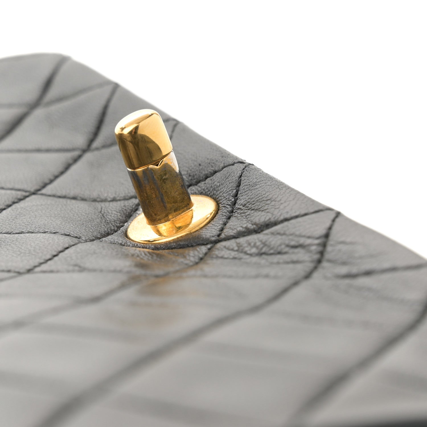 Chanel Lambskin Quilted Small Single Flap Black 13 of 14