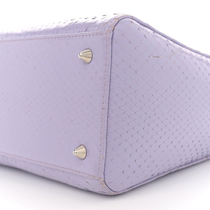 Christian Dior Snakeskin Medium Lady Dior Purple 10 of 13