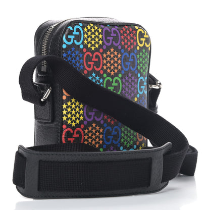 Gucci GG Supreme Monogram Psychedelic Messenger Bag Black 2 of 4
