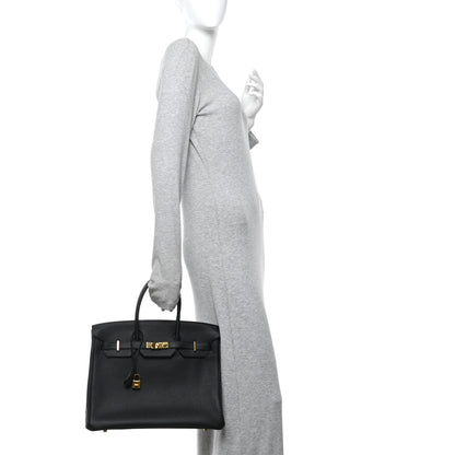 Hermes Togo Birkin 35 Black 2 of 11
