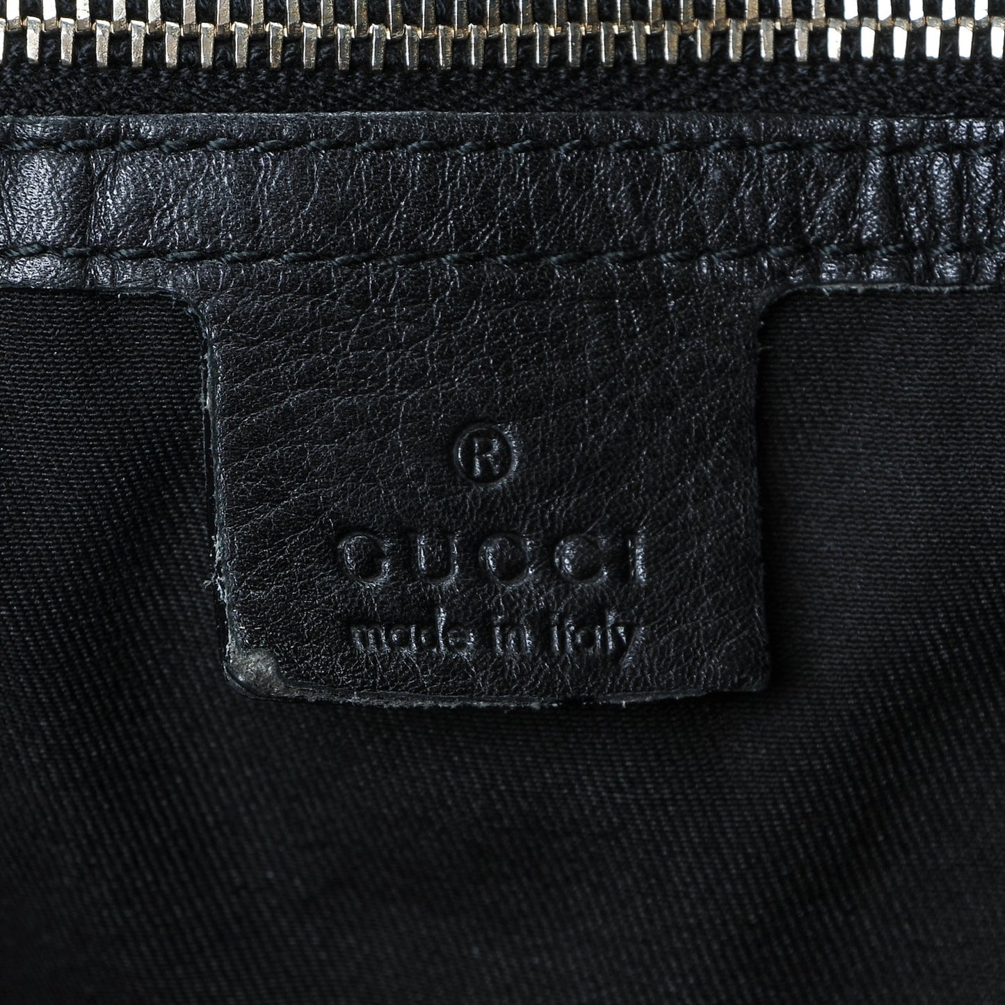 Calfskin Large Horsebit Chain Hobo Black