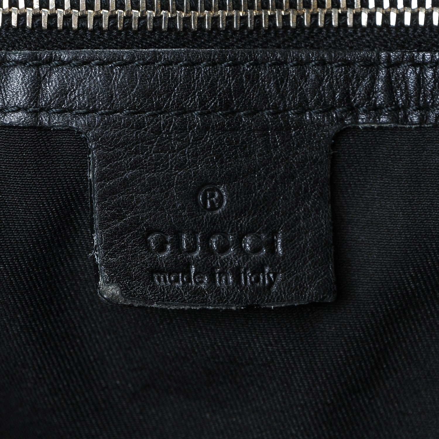 Gucci Calfskin Large Horsebit Chain Hobo Black 6 of 7