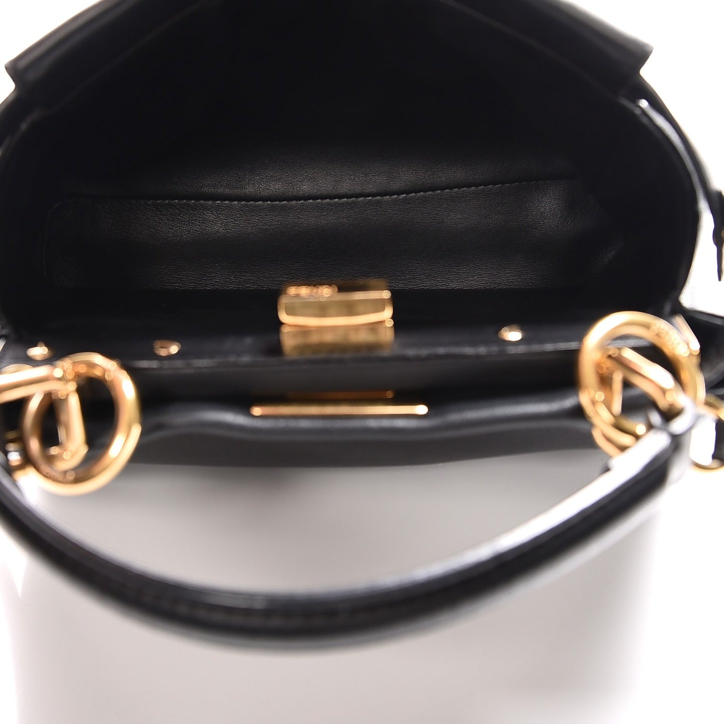 Nappa Mini Peekaboo Iconic Satchel Black