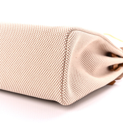 Hermes Vache Hunter Criss Viking Herbag Zip Retourne 31 PM Ecru Beige Naturel 10 of 11