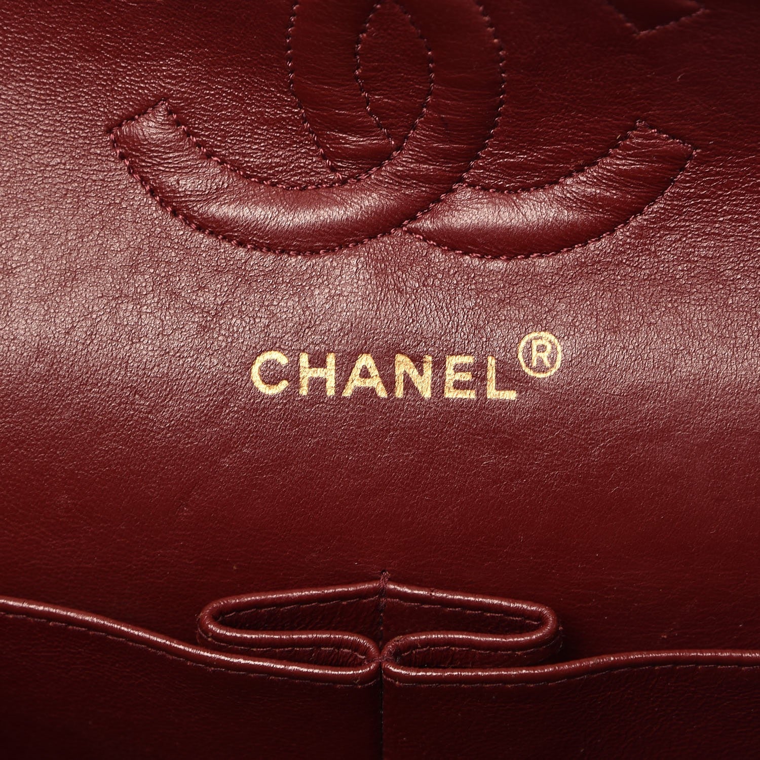 Chanel Lambskin Quilted Medium Double Flap Black 7 of 12
