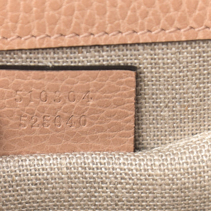 Gucci Dollar Calfskin Small Interlocking G Shoulder Bag Camelia 7 of 10