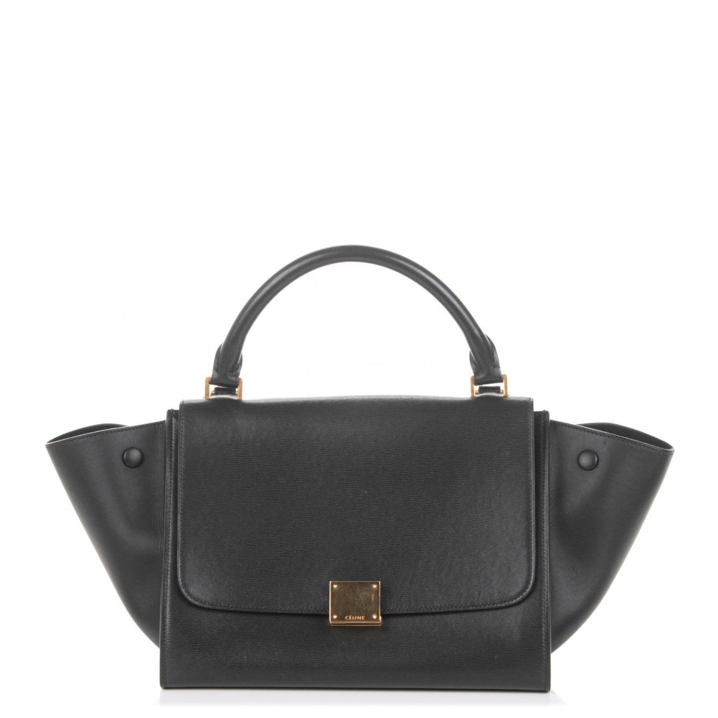 Liege Calfskin Small Trapeze Black
