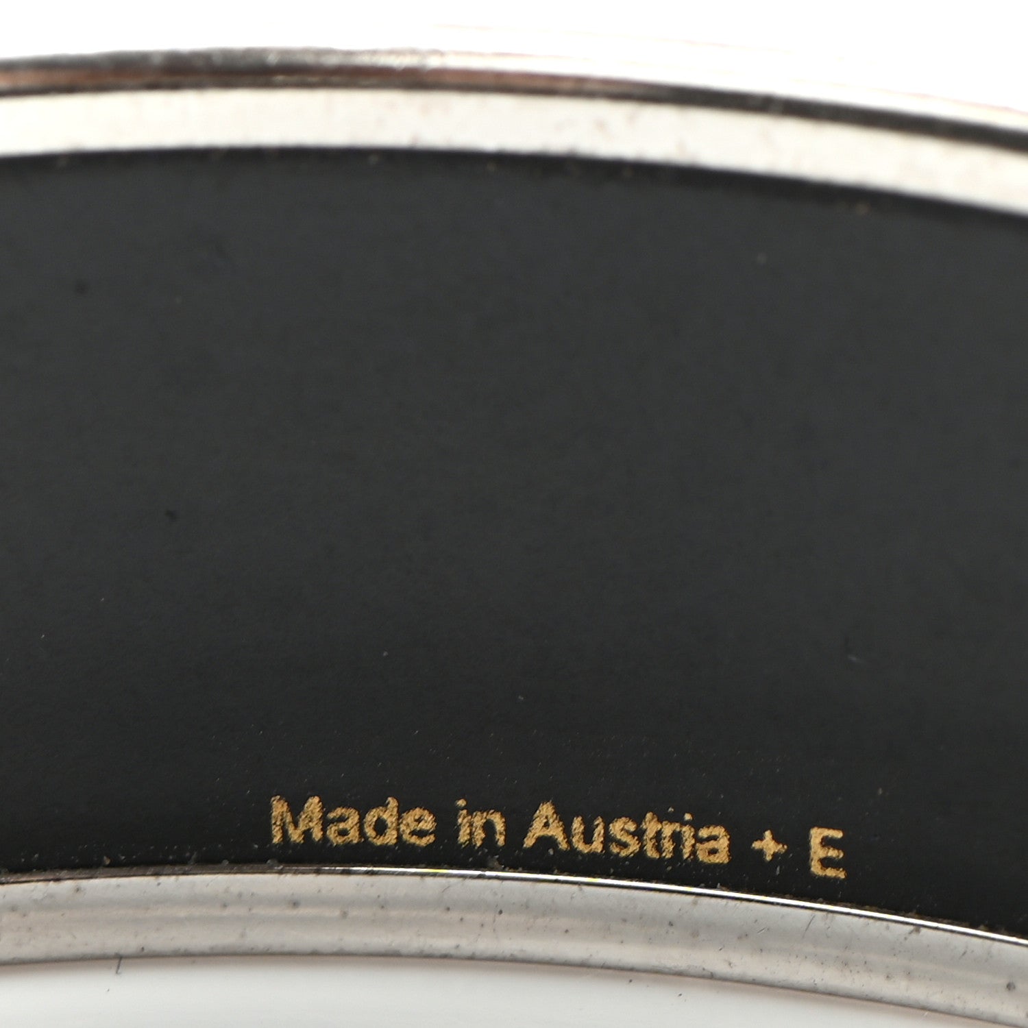 Hermes Enamel Printed Pilgrim Wide Bracelet 65 3 of 4