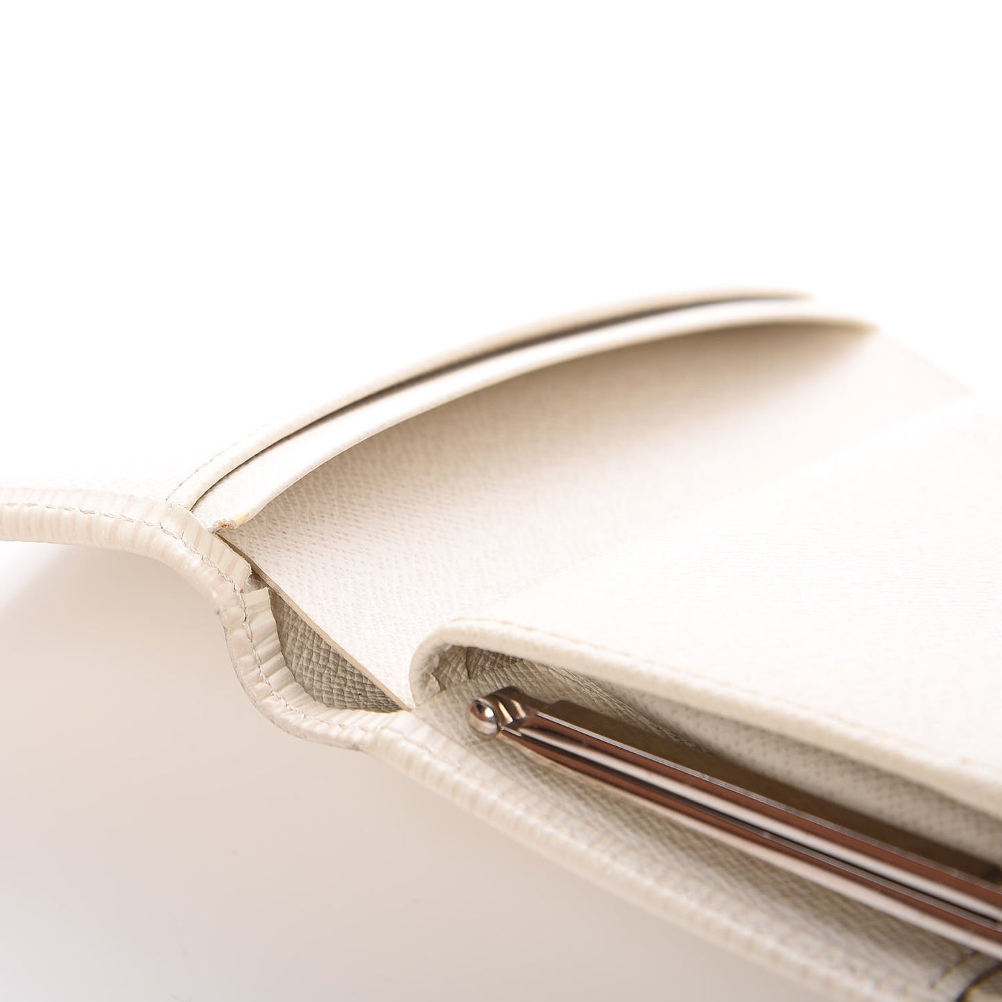 Epi French Purse Wallet Ivory Ivory