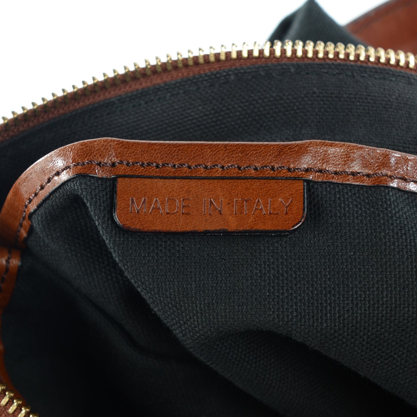 House Check Bridle Calfskin Medium Gosford Hobo Dark Tan