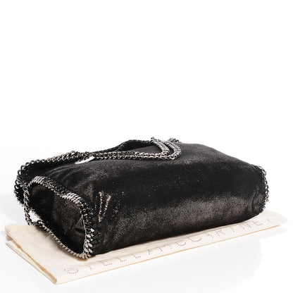 Stella McCartney Faux Leather Falabella Chamois Foldover Big Tote Ruthenium 4 of 8