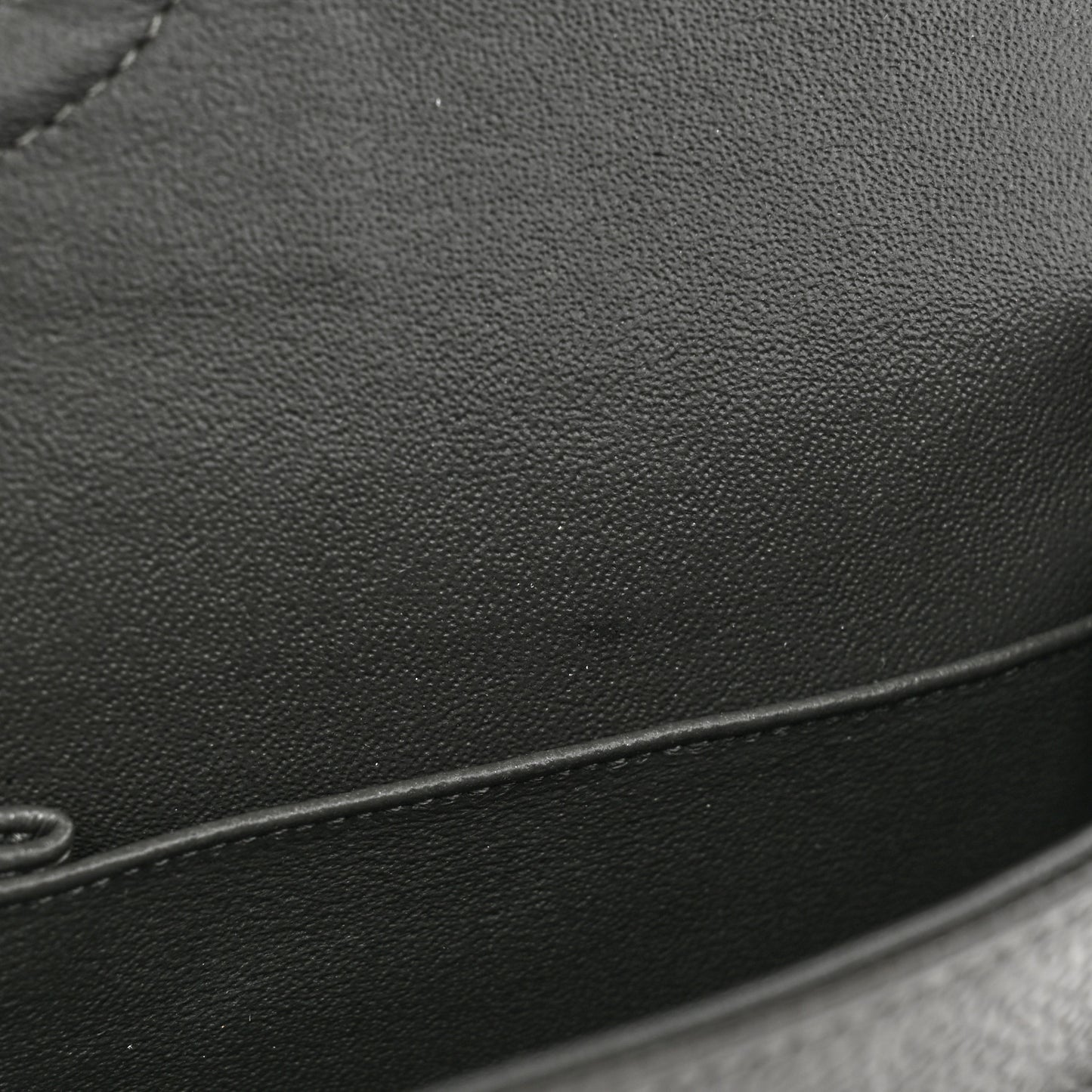 Caviar Quilted Medium Double Flap Dark Grey