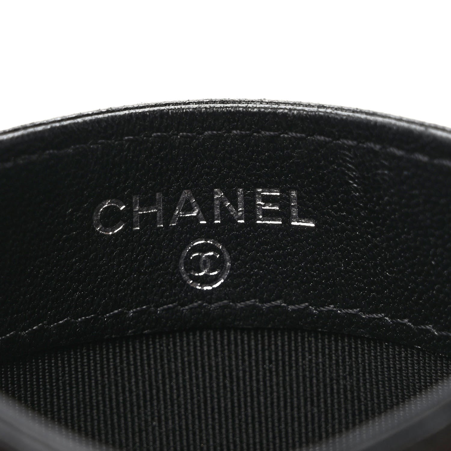 Chanel Lambskin Quilted Card Holder So Black 6 of 8