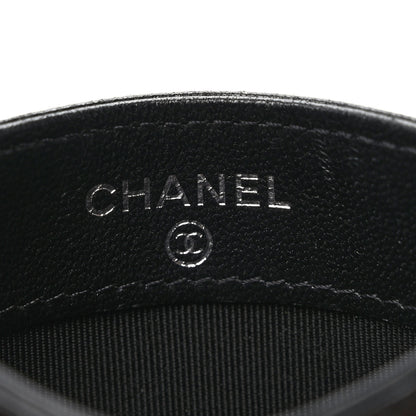 Chanel Lambskin Quilted Card Holder So Black 6 of 8