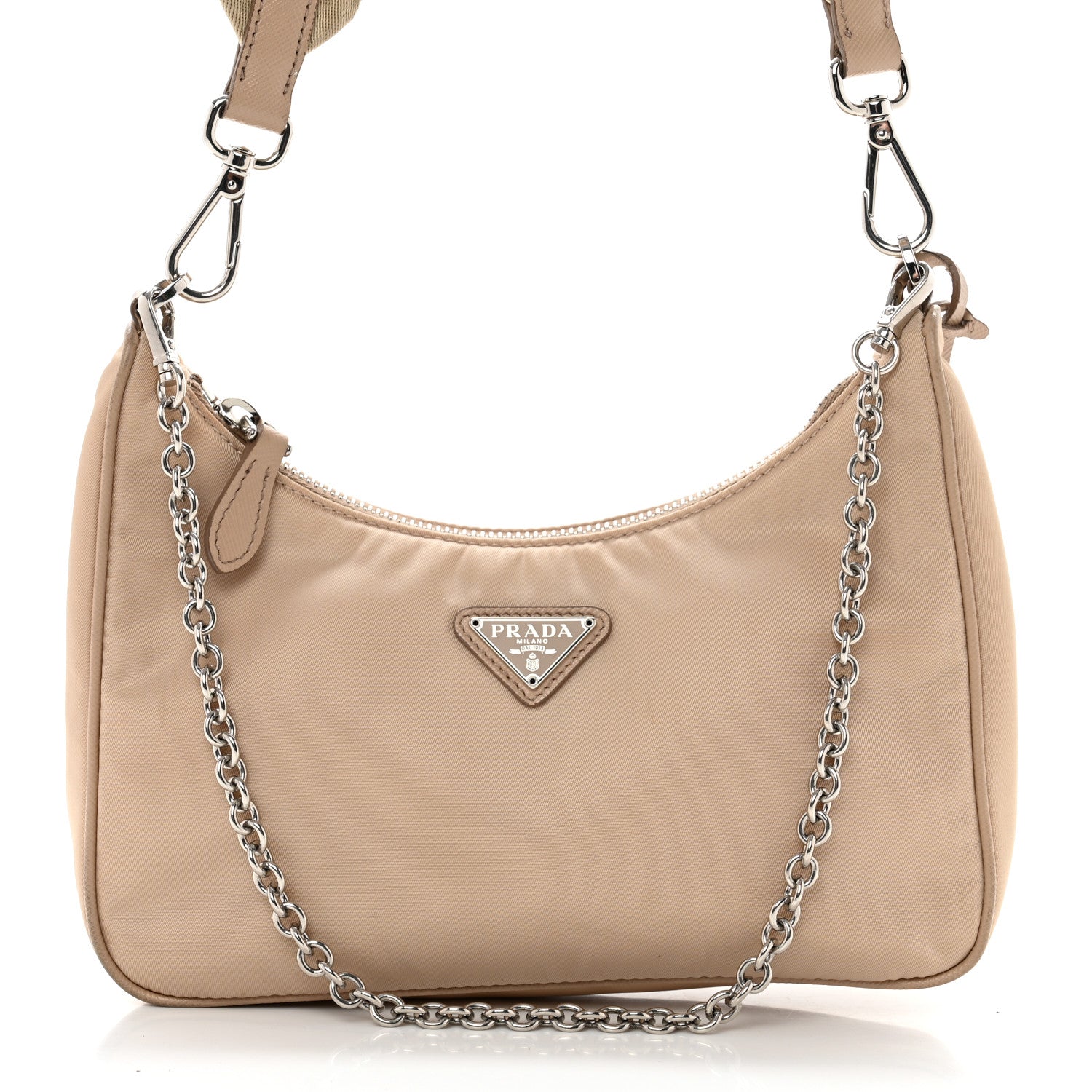 Prada Nylon Re-Edition 2005 Shoulder Bag Deserto 12 of 16