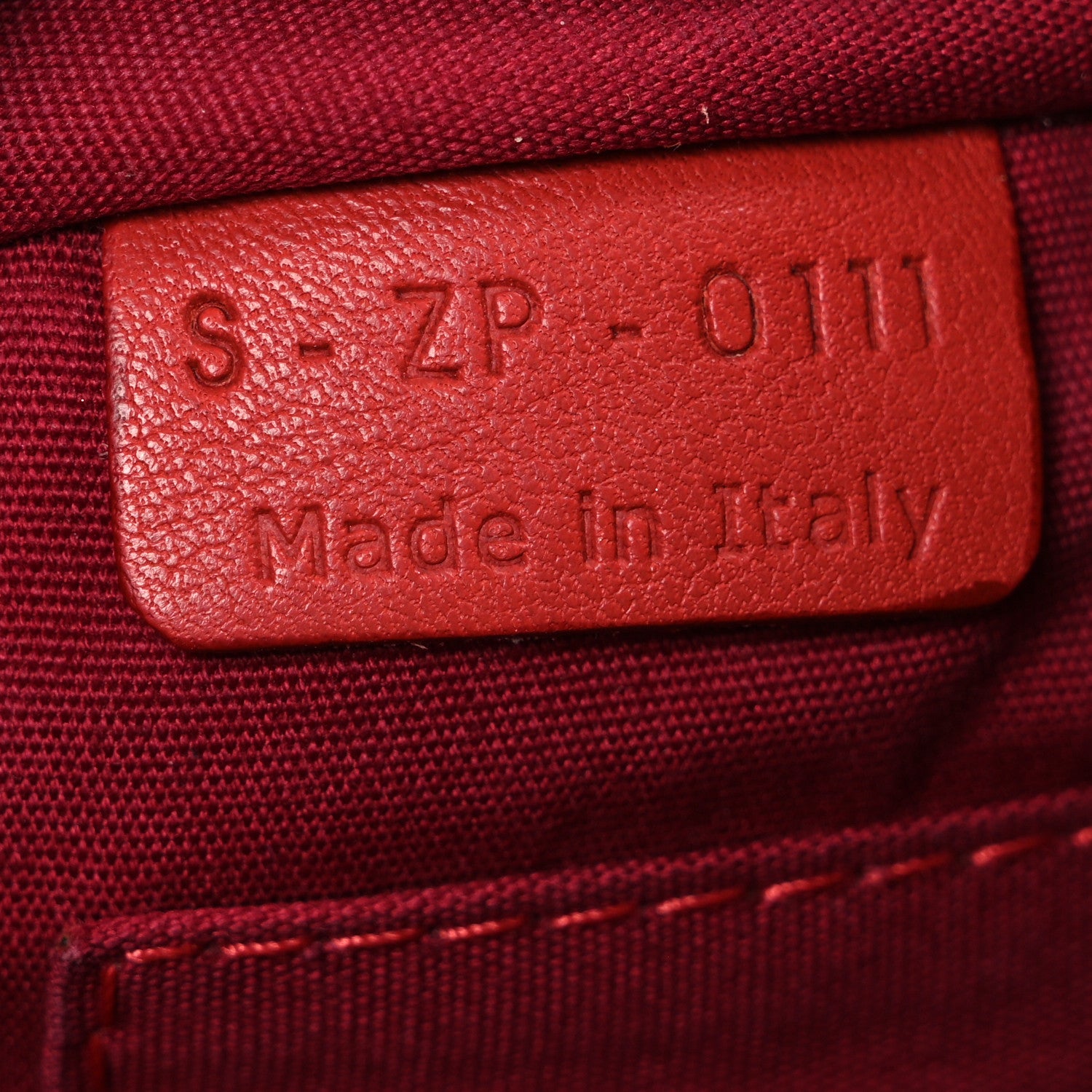 Celine Smooth Calfskin Nano Luggage Red 7 of 10