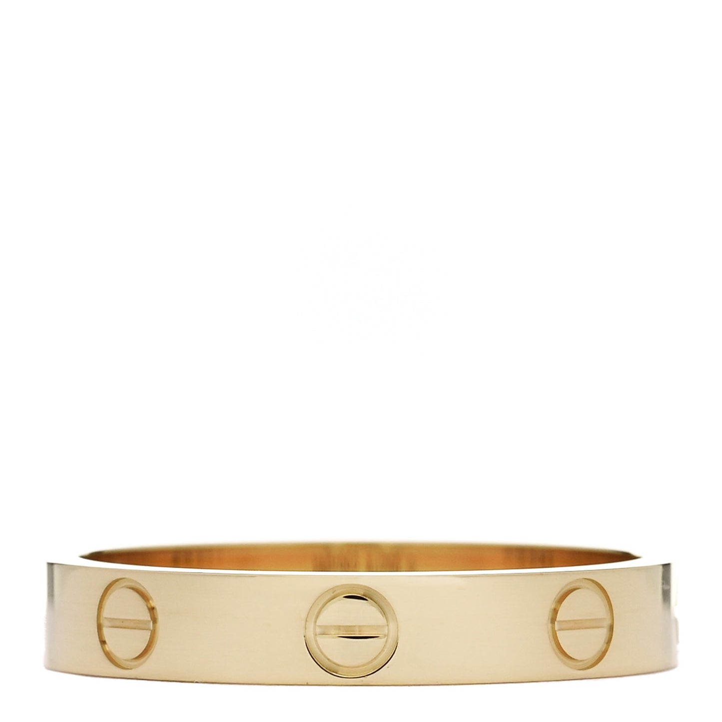 18K Yellow Gold 3.5mm LOVE Wedding Band Ring 57 8