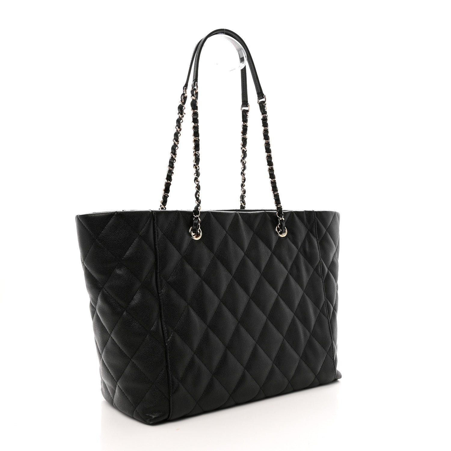 Chanel Caviar Quilted Large Shopping Tote Black 5 of 12
