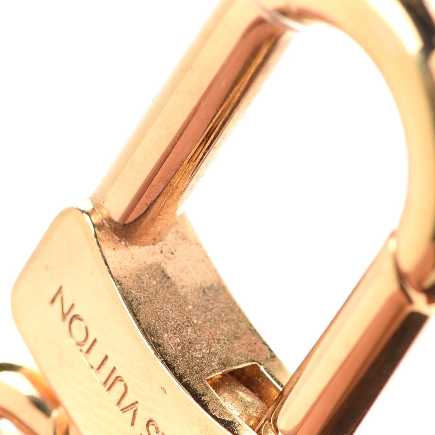 Monogram LV Mirror Bag Charm Key Holder Rose Ballerine