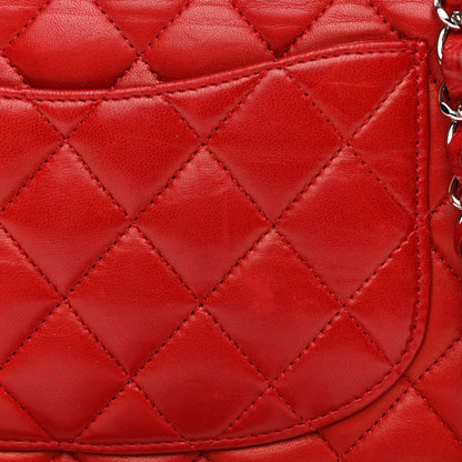 Chanel Lambskin Quilted Medium Double Flap Red 13 of 13
