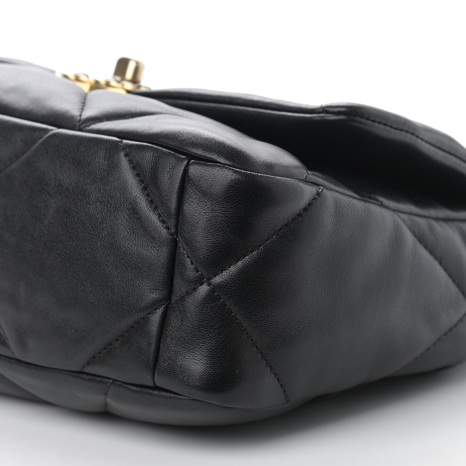 Chanel Lambskin Quilted Medium Chanel 19 Flap Black 10 of 11