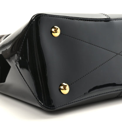 Louis Vuitton Patent Calfskin Miroir Tote Black 7 of 8