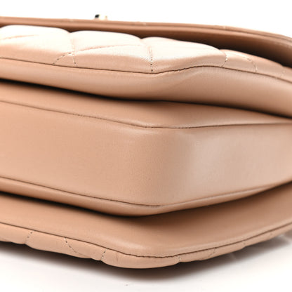 Chanel Lambskin Quilted Small Trendy CC Dual Handle Flap Bag Beige 10 of 10