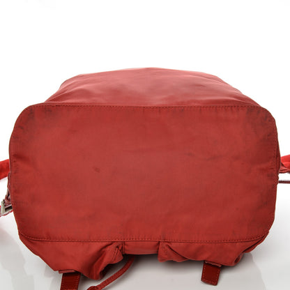 Prada Nylon Vela Small Backpack Rosso 11 of 11