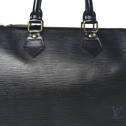Louis Vuitton Epi Speedy 25 Black 5 of 12