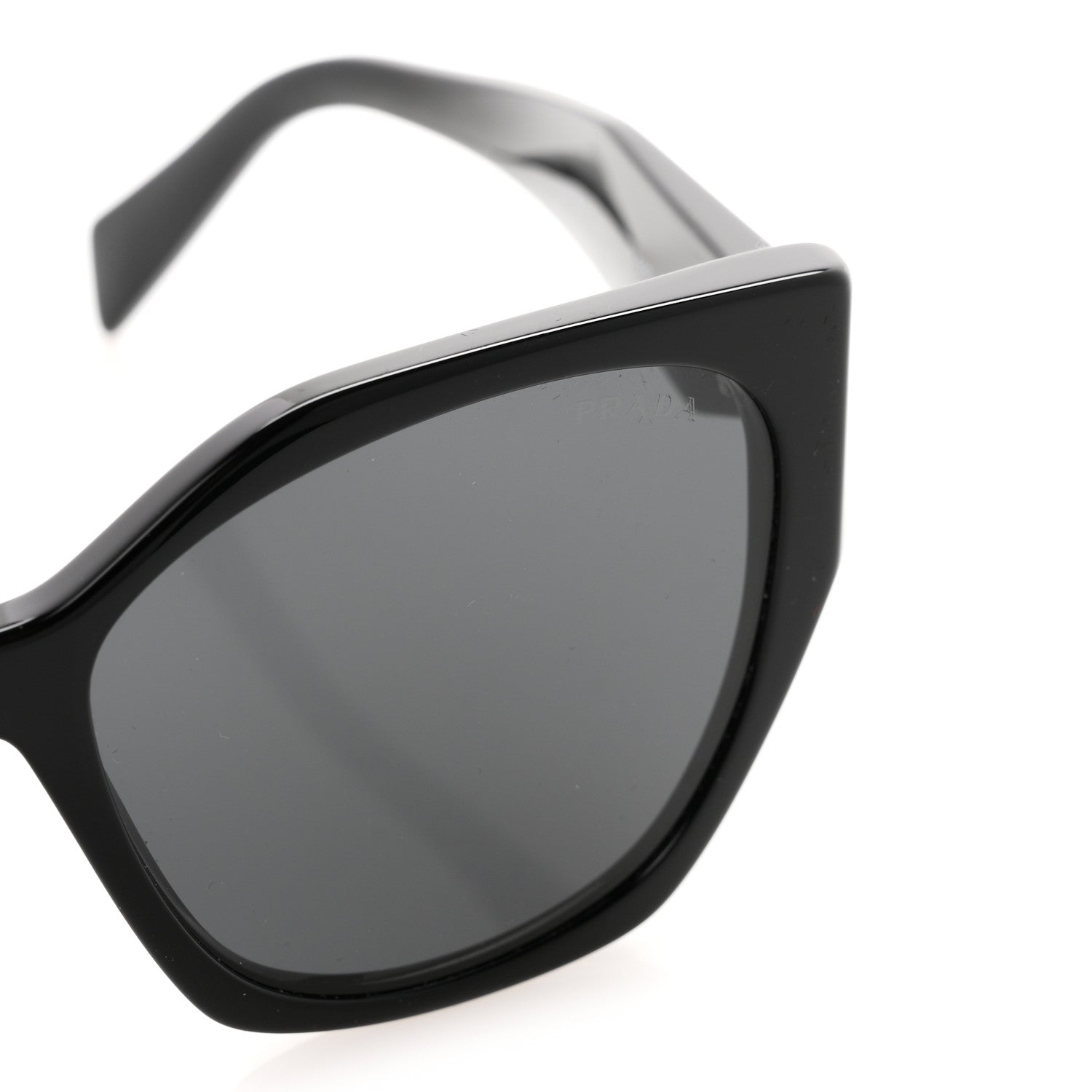 Prada Acetate Symbole Sunglasses SPR 19Z Black 7 of 8