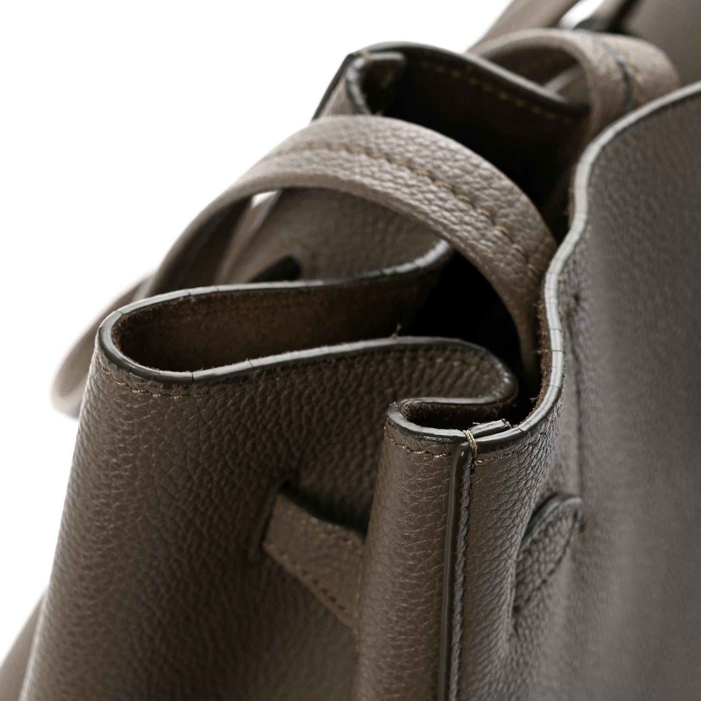 Soft Grained Calfskin Small Belt Cabas Phantom  Taupe