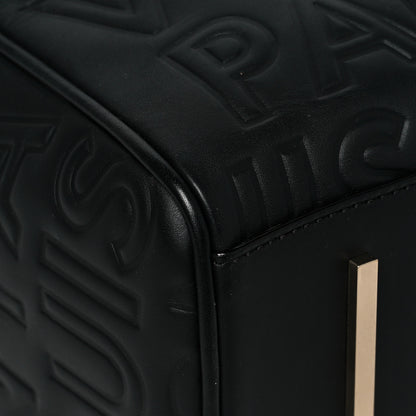 Louis Vuitton Calfskin Embossed Mini Cube Speedy Black 10 of 12