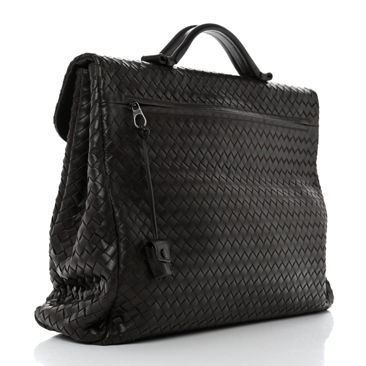 Intrecciato VN Briefcase Ebano
