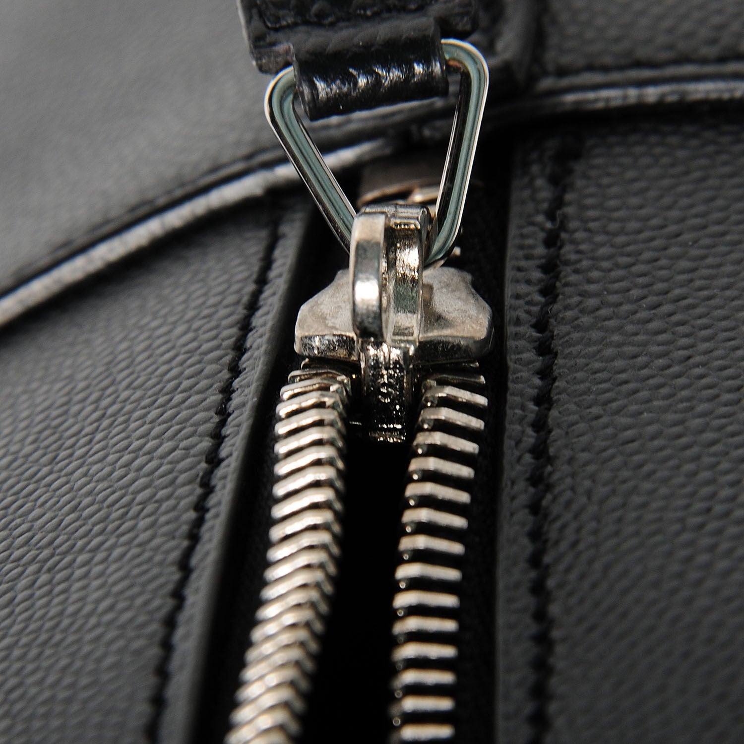 Saint Laurent Grain de Poudre Classic Museum Large Briefcase Black 9 of 9