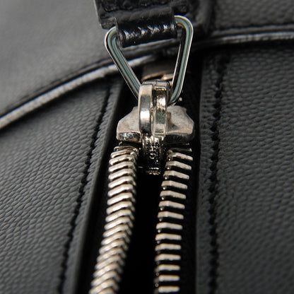 Saint Laurent Grain de Poudre Classic Museum Large Briefcase Black 9 of 9