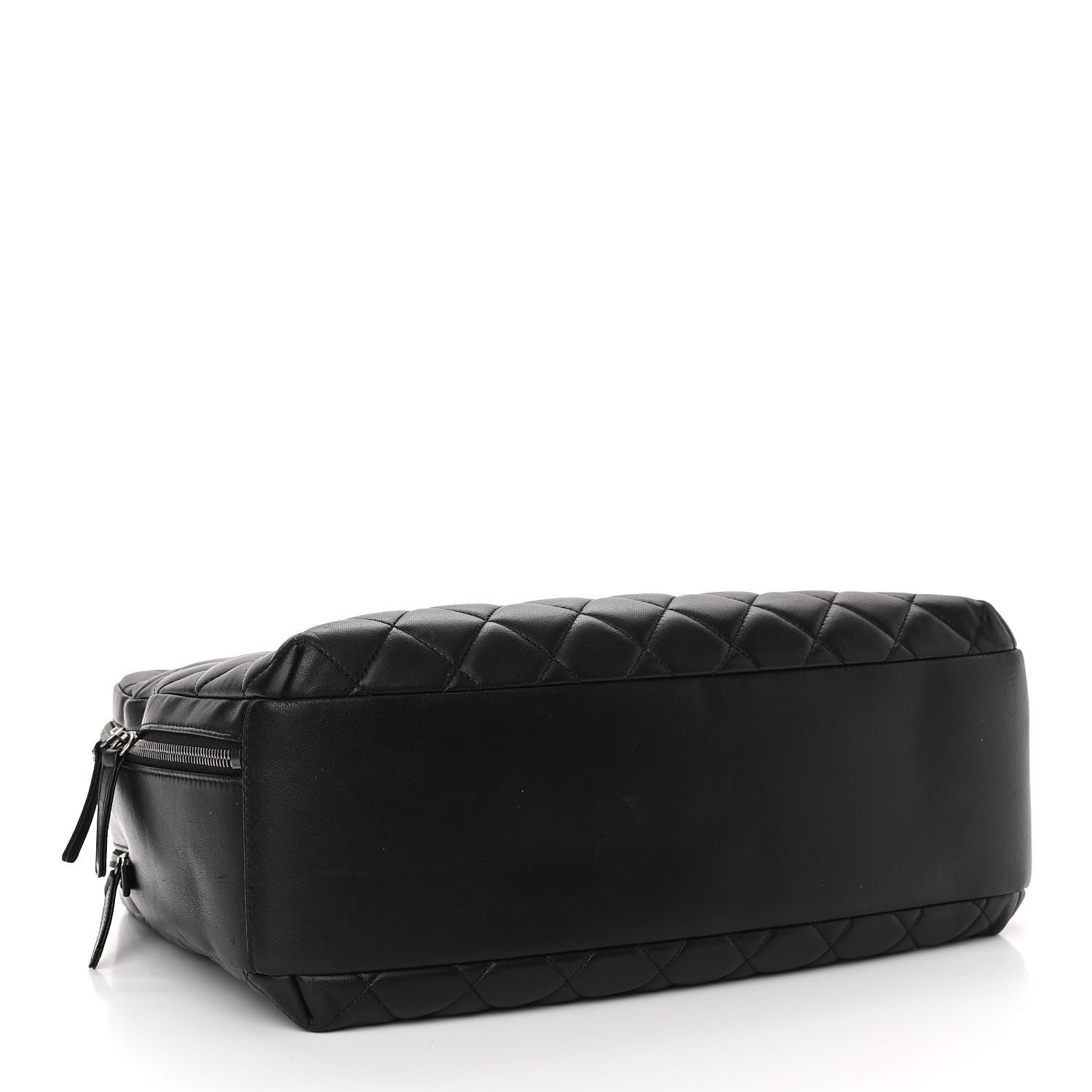Chanel Lambskin Quilted Large Trendy CC Bowling Bag Black 4 of 12