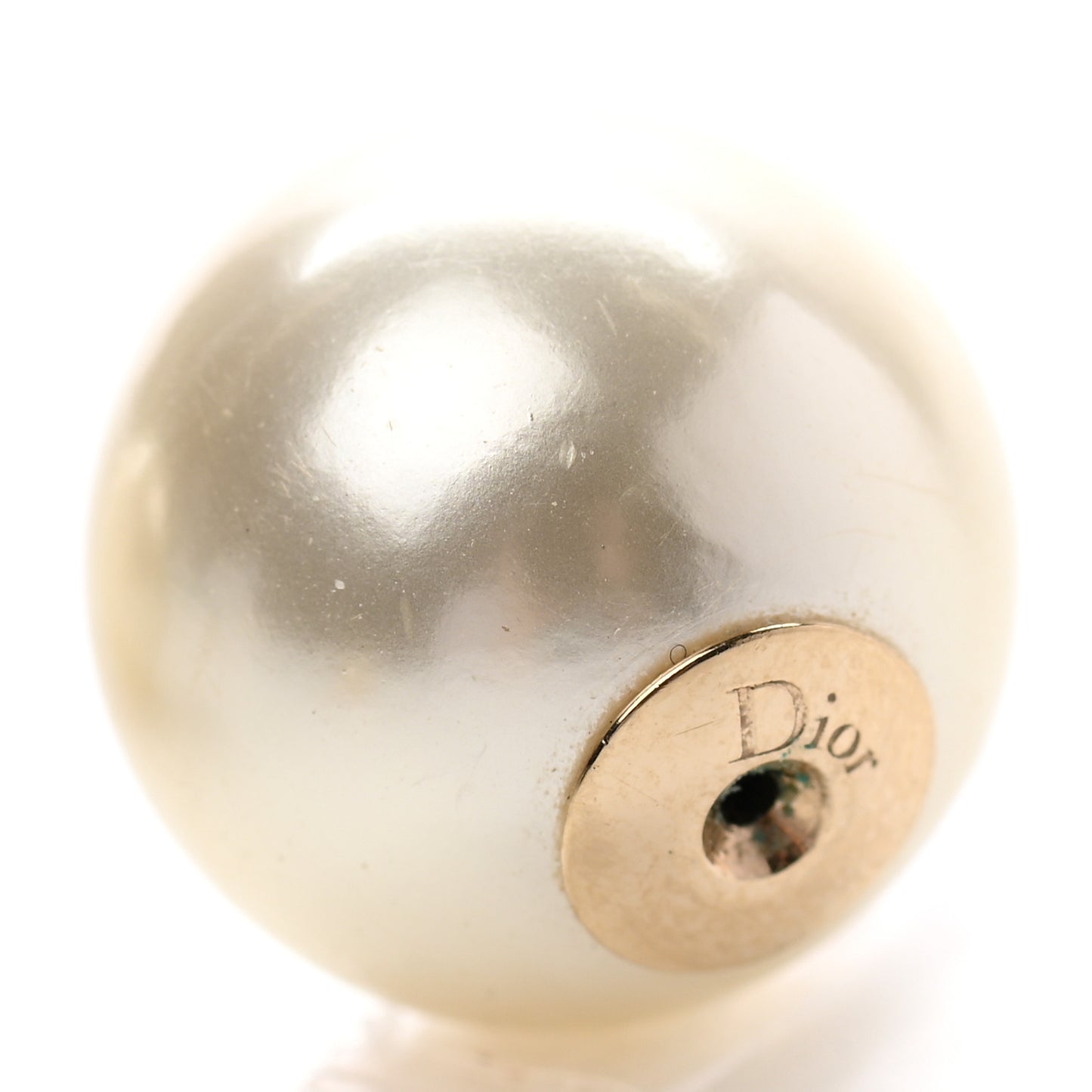 Pearl Mise En Dior Tribal Earrings Gold