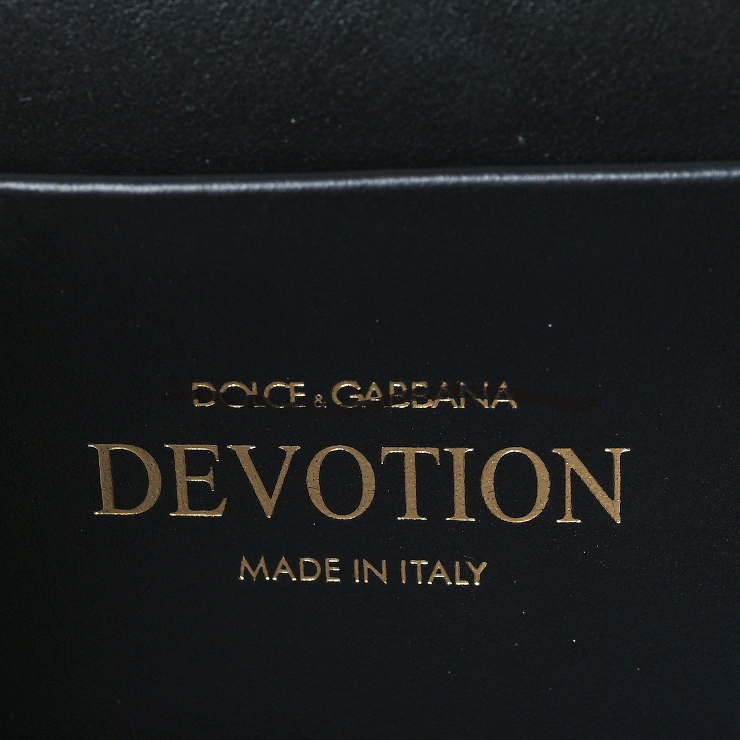 Dolce & Gabbana Smooth Calfskin Small Devotion Envelope Top Handle Bag Black 6 of 9