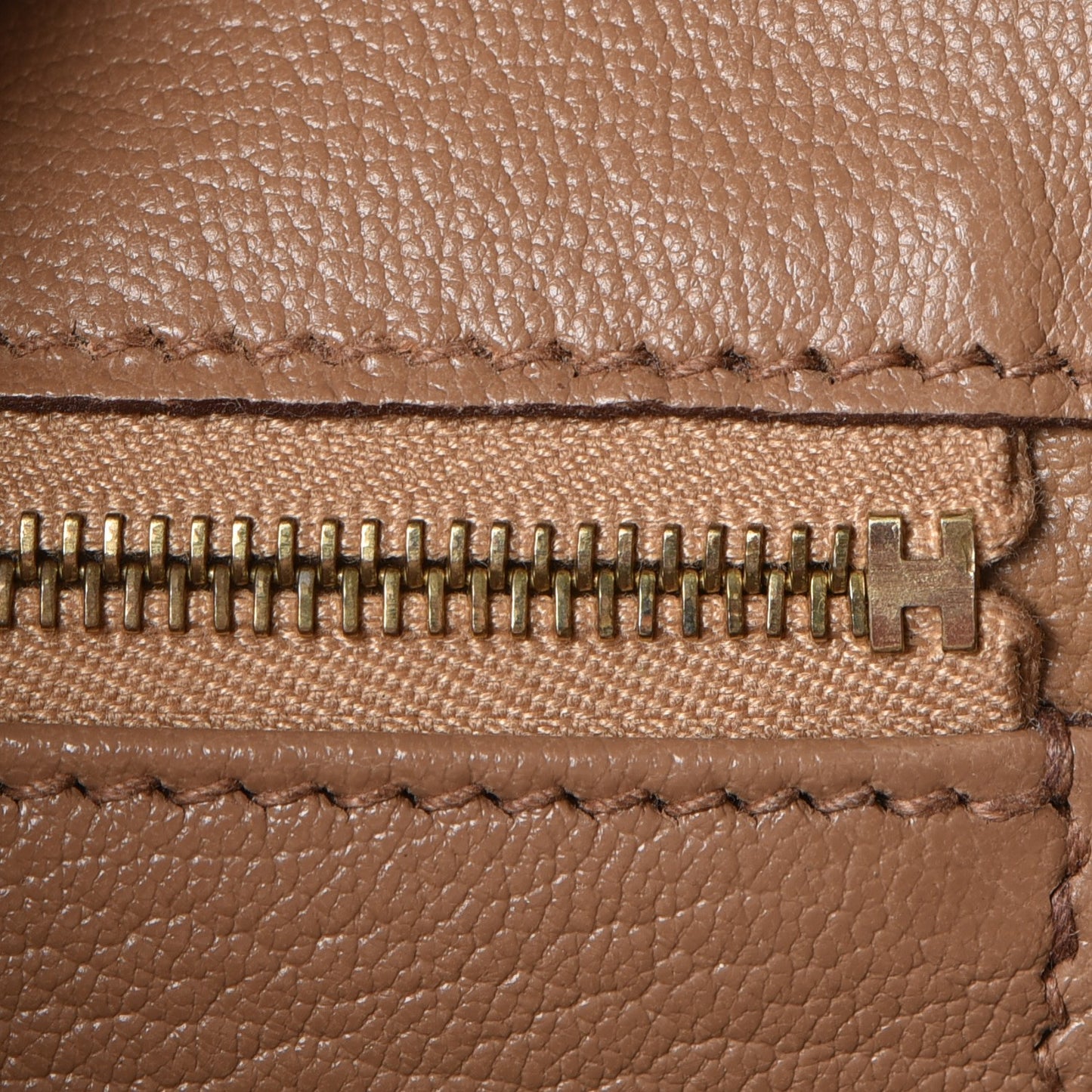 Taurillon Clemence Birkin 30 Camel Tabac