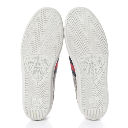 Gucci GG Supreme Monogram Womens Ace Low-Top Sneaker 37.5 Beige 5 of 9