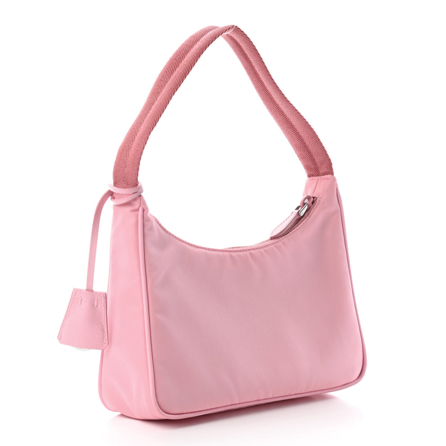 Tessuto Nylon Saffiano Mini Re-Edition 2000 Bag Rosa