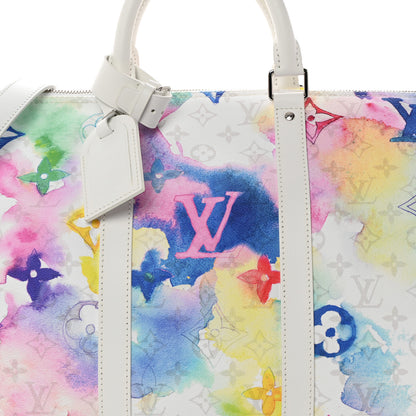 Louis Vuitton Monogram Watercolor Keepall Bandouliere 50 Multicolor 6 of 8