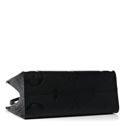 Louis Vuitton Empreinte Monogram Giant Onthego MM Black 4 of 11