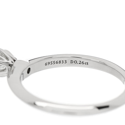 Tiffany Platinum Diamond .26ct Solitaire Engagement Ring 51 5.75 6 of 6