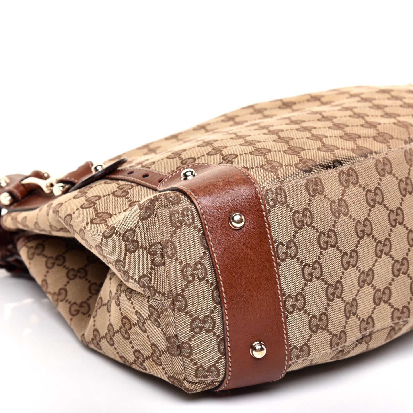 Monogram Medium Pelham Shoulder Bag Brown