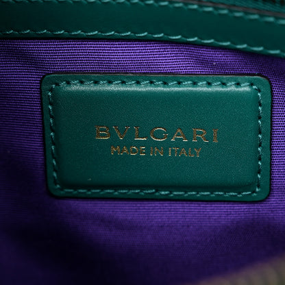 Bulgari Calfskin Serpenti Forever Shoulder Bag Emerald Green 7 of 15