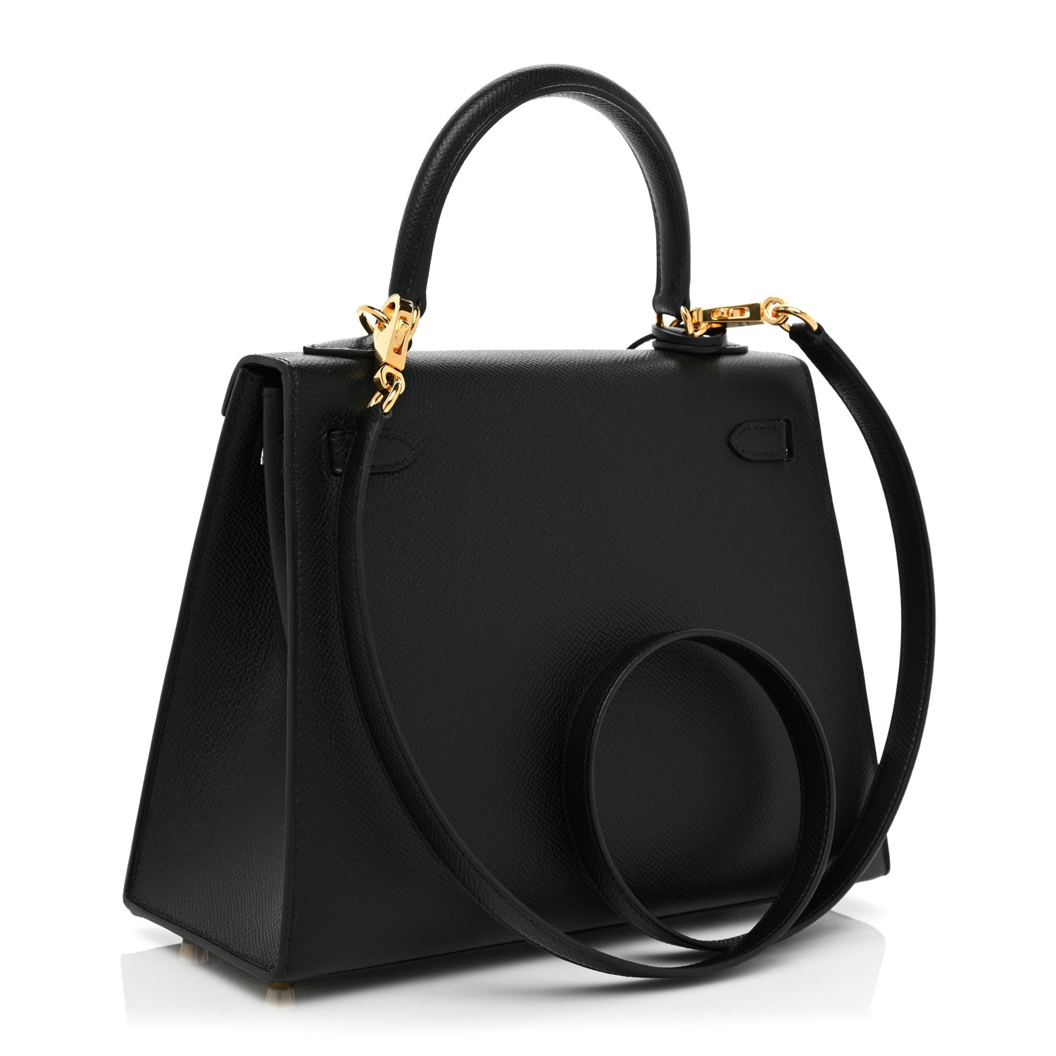 Hermes Epsom Kelly Sellier 25 Black 3 of 10